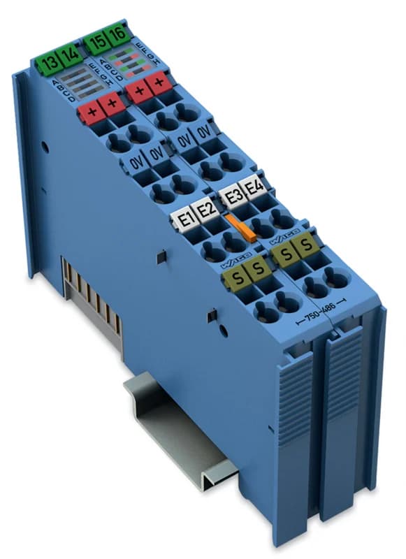 Wago 750-486 طرف توصيل بمشبك نابضي