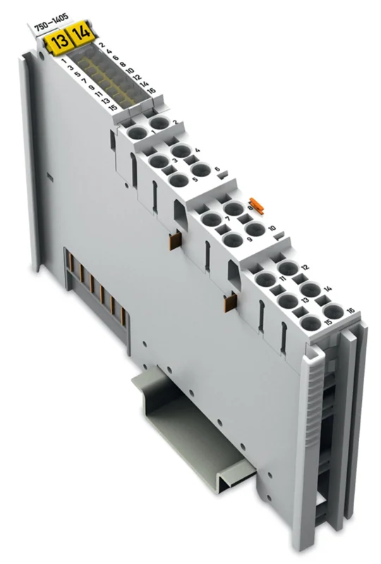 Wago 750-1405 أطراف توصيل بمشبك نابضي ووحدات إدخال/إخراج