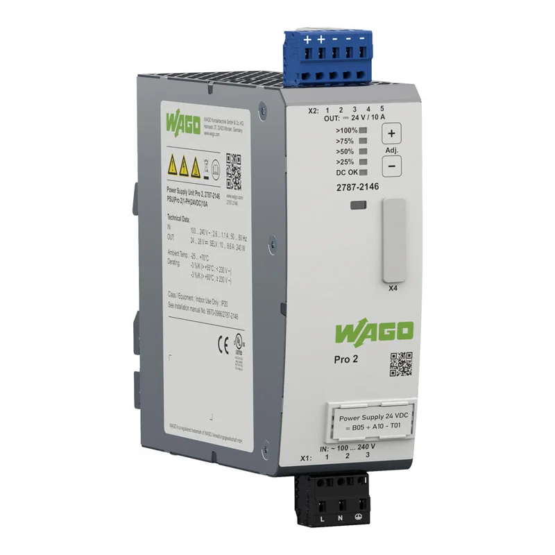 Wago 2787-2146 طرف توصيل بمشبك نابضي