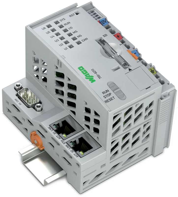Wago 750-8213 طرف توصيل بزنبرك ووحدات إدخال/إخراج