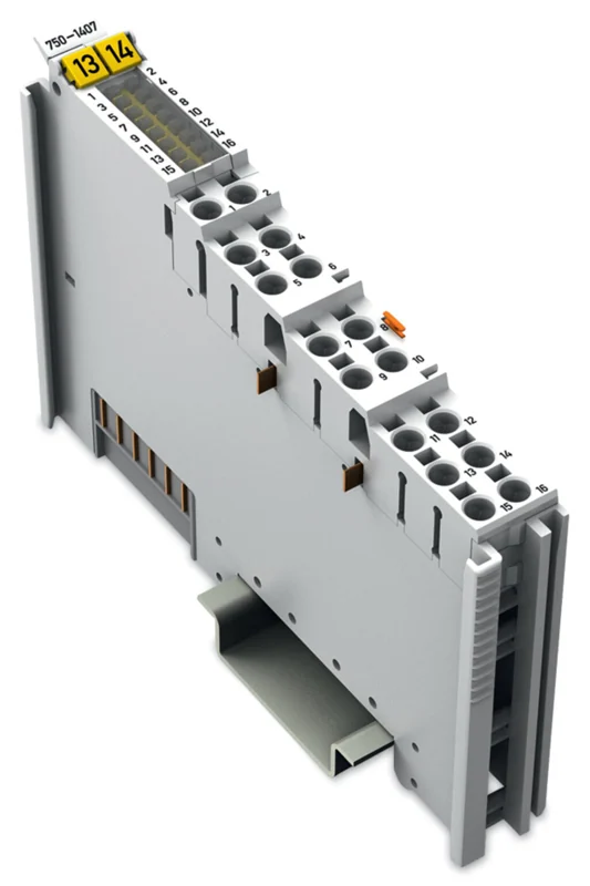 Wago 750-1407 أطراف توصيل بمشبك نابضي ووحدات إدخال/إخراج