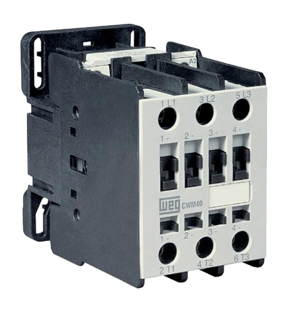 WEG CWM25 Contactor 25A 220 V AC Coil — CWM25-30-22