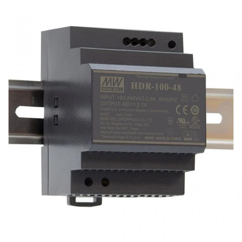 Mean Well HDR-100-24N MEAN WELL DIN-Rail Power Supplies