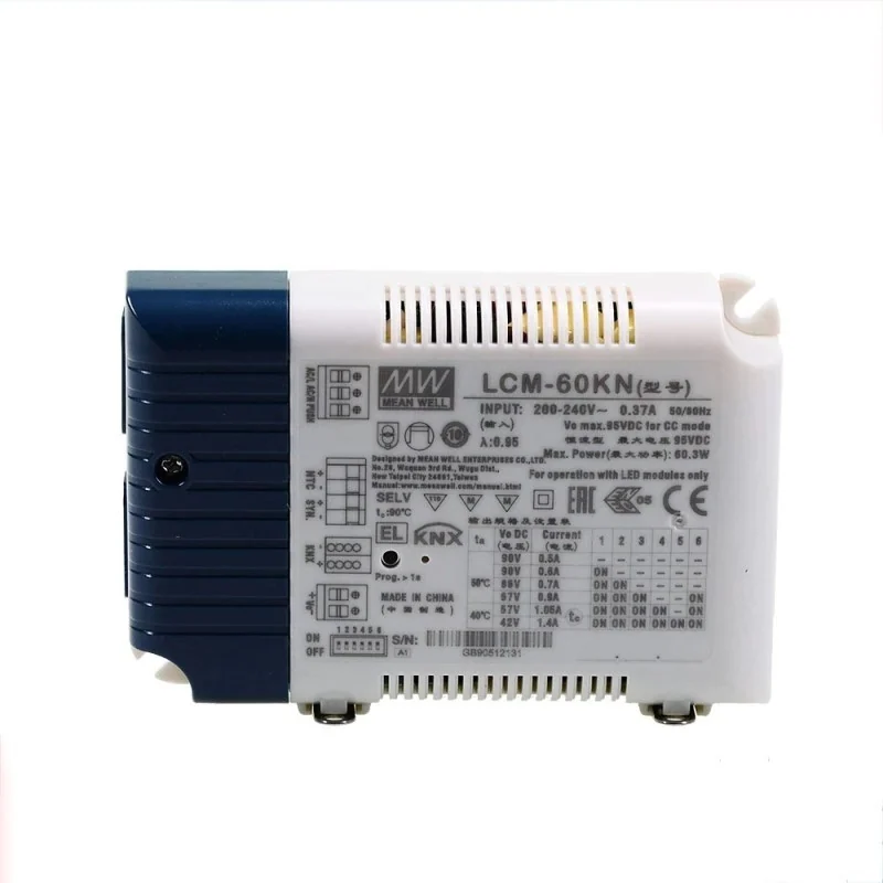Mean Well LCM-60KN MEAN WELL LCM Constant-Current LED Drivers