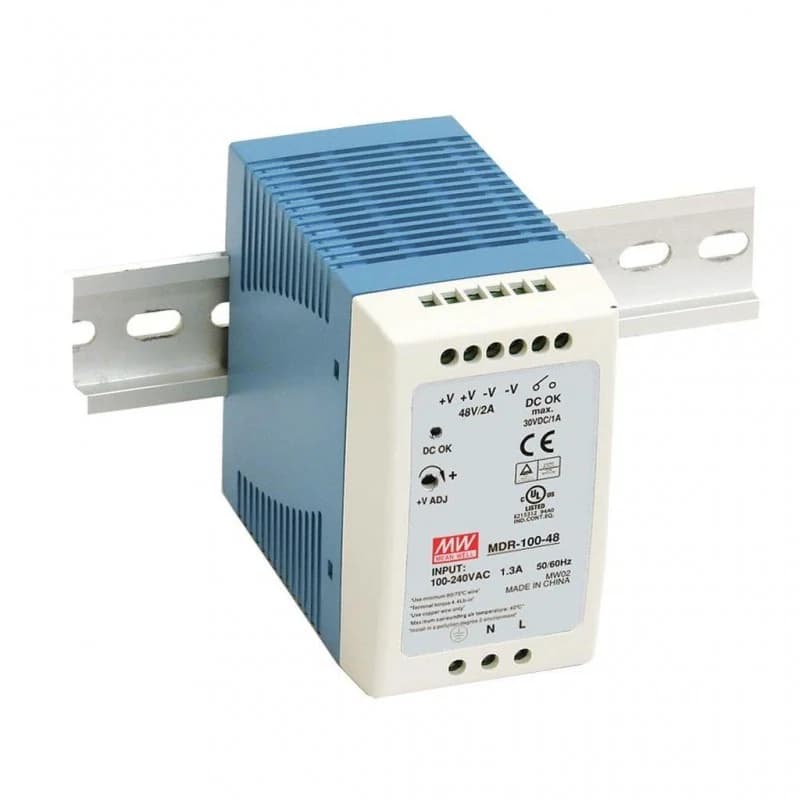 Mean Well MDR-100-48 MEAN WELL DIN-Rail Power Supplies