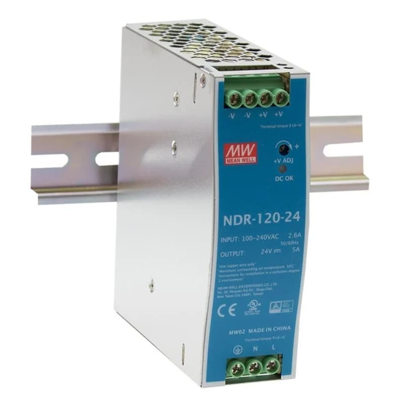 مزوّد طاقة مين ويل NDR-120-24 على سكة DIN