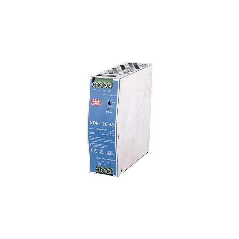 Mean Well NDR-120-48 MEAN WELL DIN-Rail Power Supplies