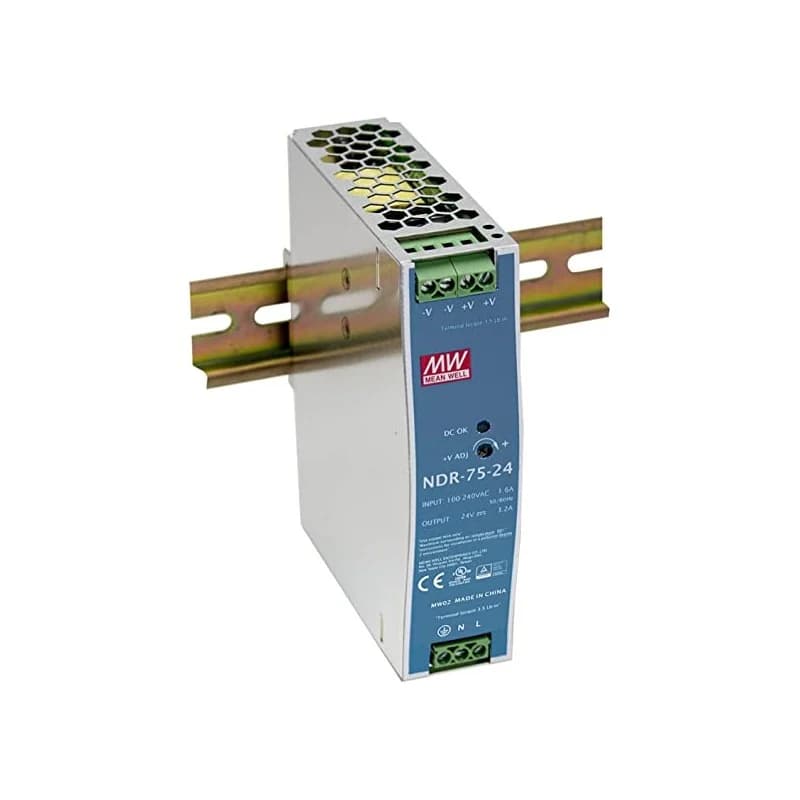 Mean Well NDR-75-24 MEAN WELL DIN-Rail Power Supplies