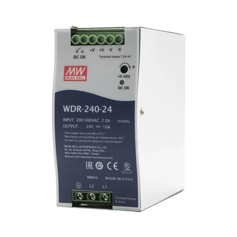 Mean Well WDR-240-24 MEAN WELL Switch-Mode Power Supplies