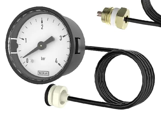 WIKA 101.00 Pressure Gauge NS27 0-4 bar