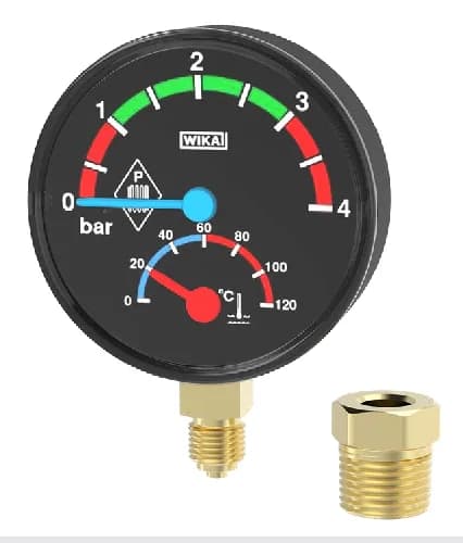 WIKA THM10 Pressure Gauge 0-10 bar — THM10