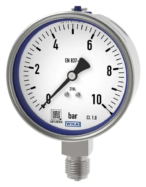 WIKA 232.50 Pressure Gauge NS100 0-10 bar — 232.50