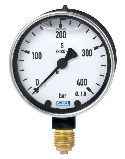 WIKA 213.40 Pressure Gauge NS100 0-100 bar — 213.40