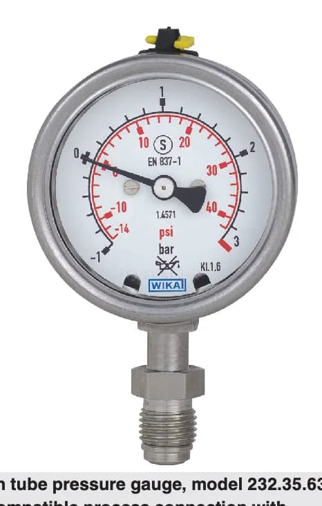 WIKA 232.35 Pressure Gauge 0-400 bar — 232.35