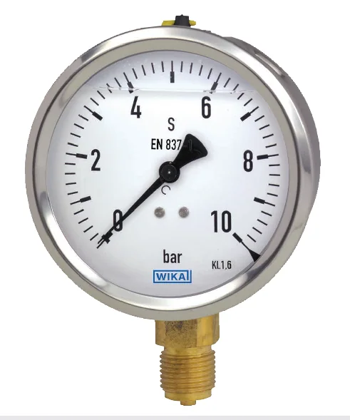 WIKA 213.53 Pressure Gauge NS100 0-10 bar — 213.53