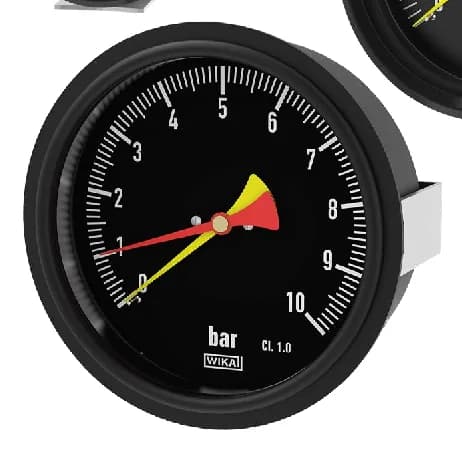 WIKA PG21DPB Pressure Gauge NS100 0-6 bar — PG21DPB
