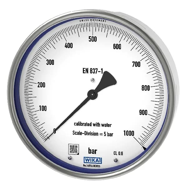 WIKA 332.50 Pressure Gauge NS160 0-2.5 bar — 332.50