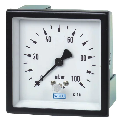 WIKA 614.11 Pressure Gauge NS144 0-0.6 bar — 614.11