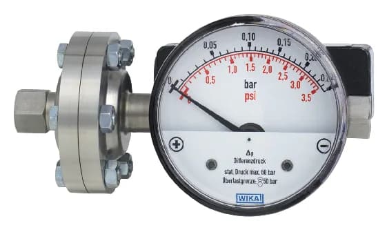 WIKA 700.01 Pressure Gauge NS80 0-0.6 bar — 700.01