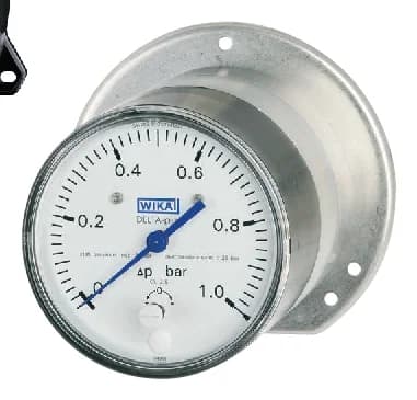 WIKA DPG40 Pressure Gauge 0-0.6 bar — DPG40