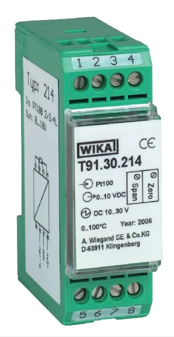 WIKA T91.30 Temperature Transmitter — T91.30