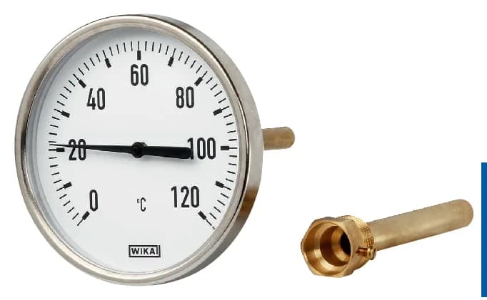 WIKA A50 Bimetal Thermometer — A50