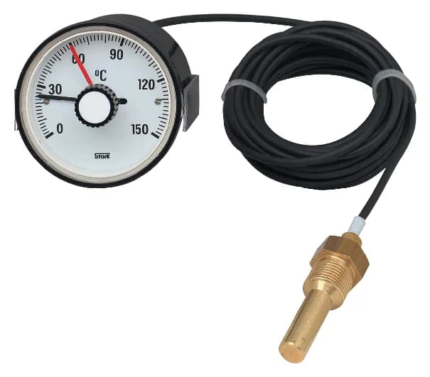 WIKA SC15 Thermometer with Switch Contacts NS100 — SC15
