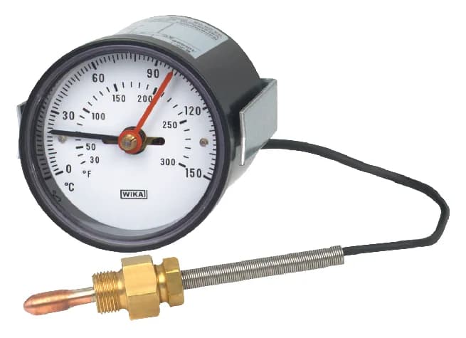 WIKA SW15 Thermometer with Switch Contacts NS60 — SW15